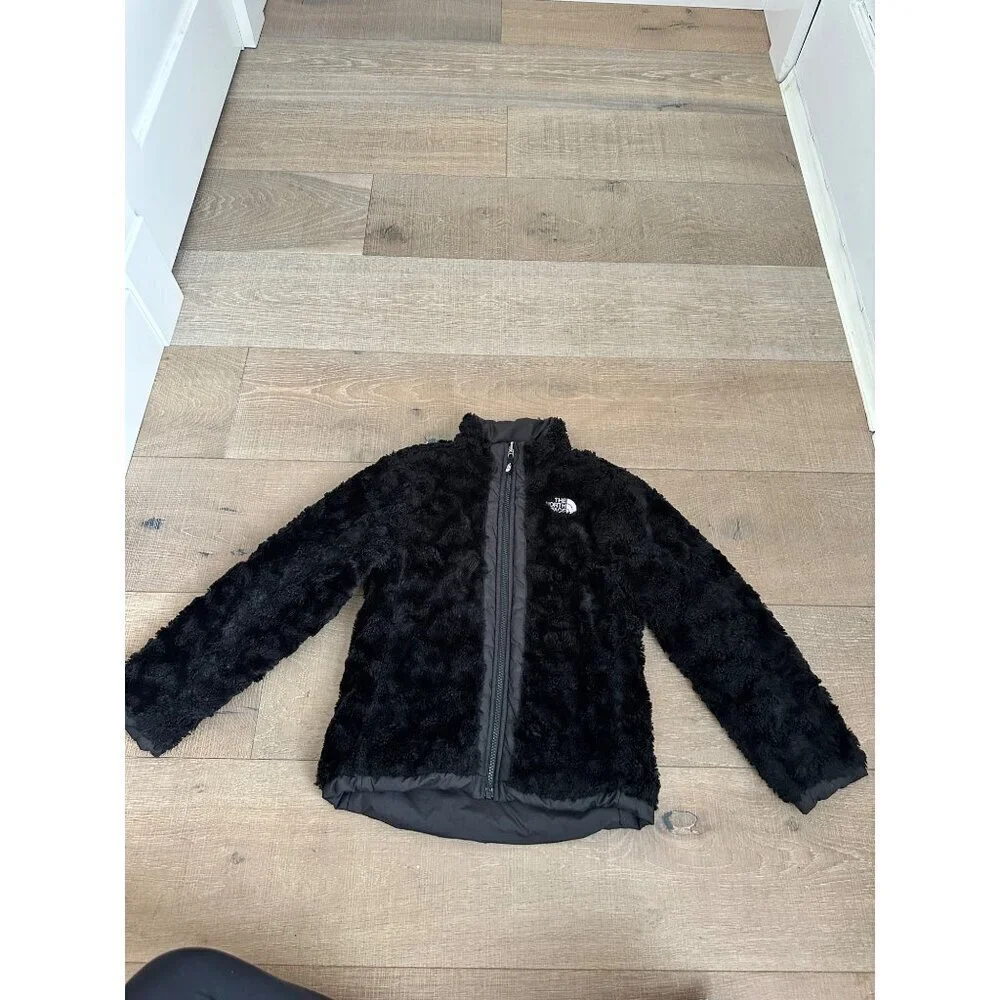 The North Face Girls Reversible Black Jacket Size SP Warm & Stylish Design